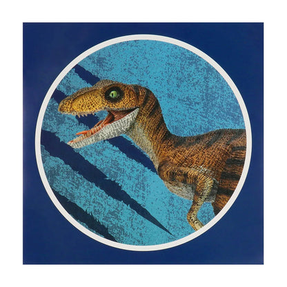 Set 4 feuilles d'autocollants T-Rex (20 x 20 cm)