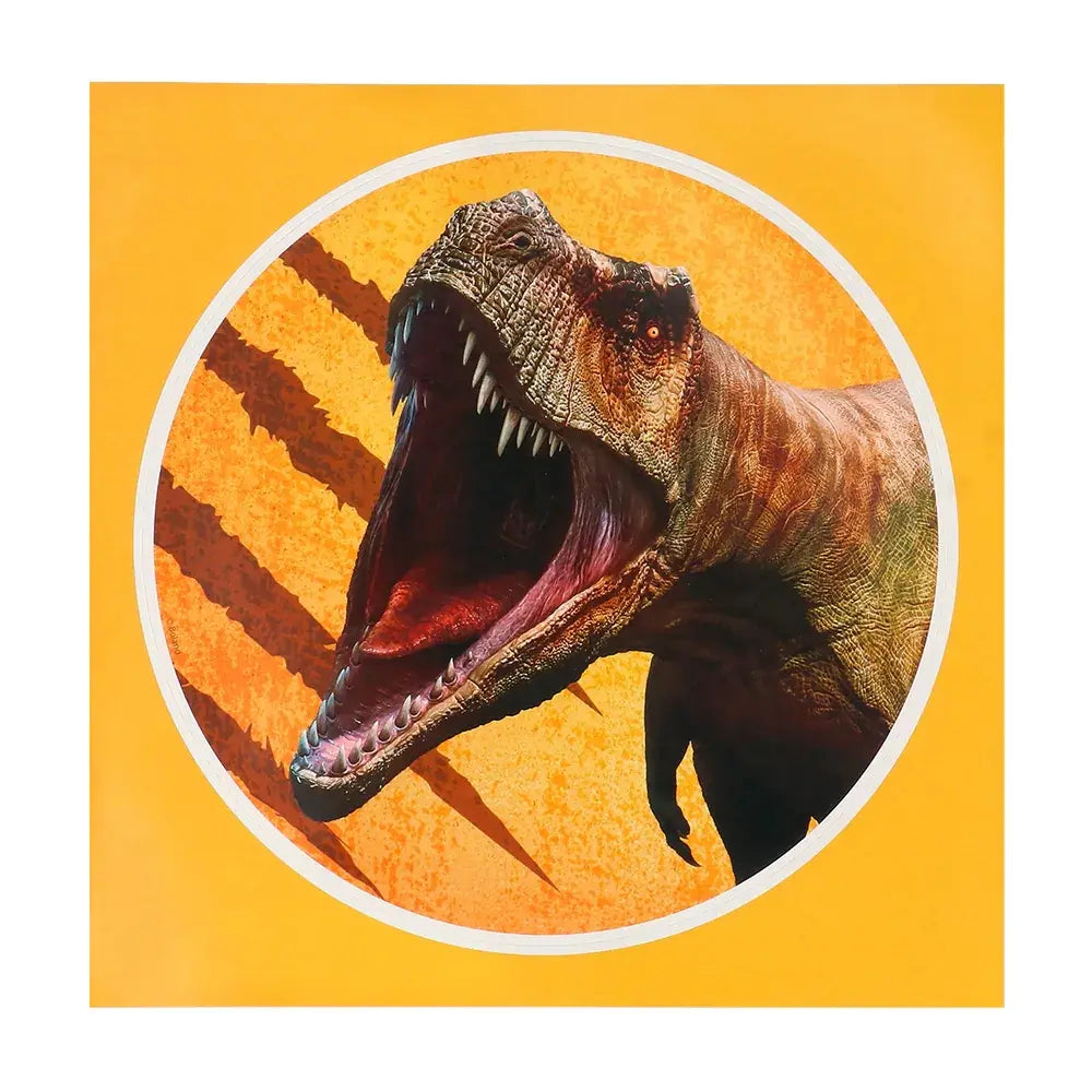 4 feuilles d'autocollants - T-Rex (20 x 20 cm)