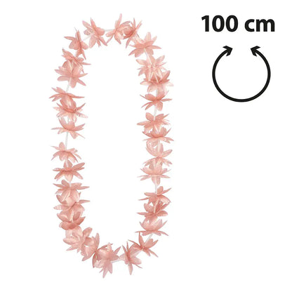 Collier Hawaiien Kahoku Or Rose