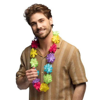 Collier Hawaïen à Fleurs - Aloha Multicolore