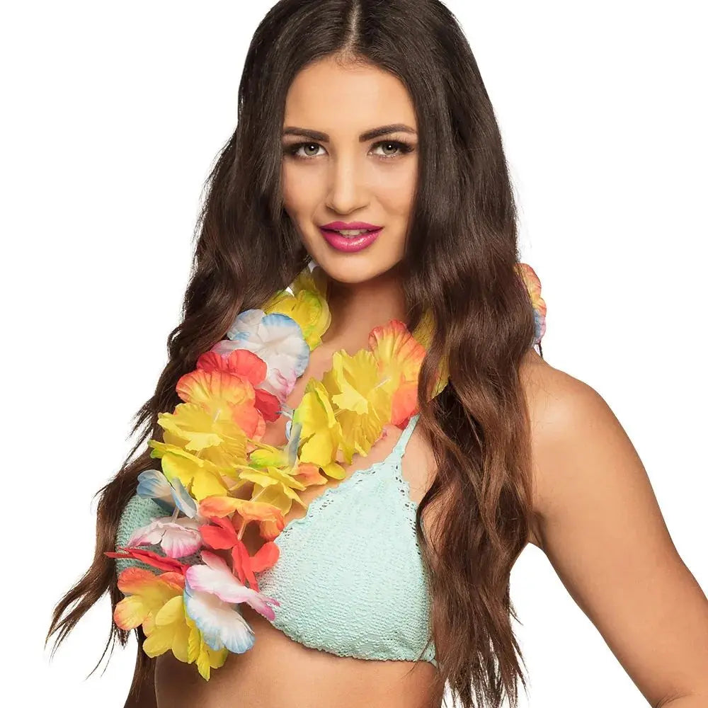 Collier Hawaïen à Fleurs - Tropical