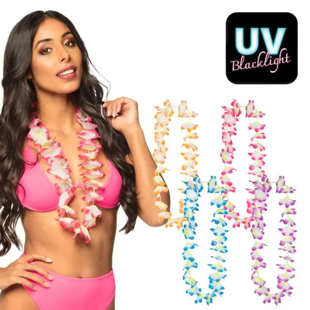 Lot de 4 Colliers Hawaiien Olulu - 4 Couleurs