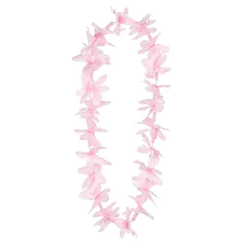 Collier Hawaïen à Fleurs - Lokahi avec des perles (Coloris au choix)