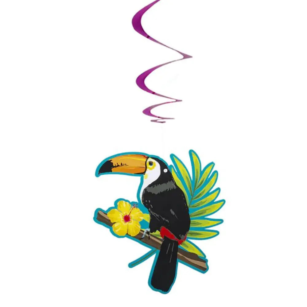 2 Swirls Décoration - Toucan Tropique