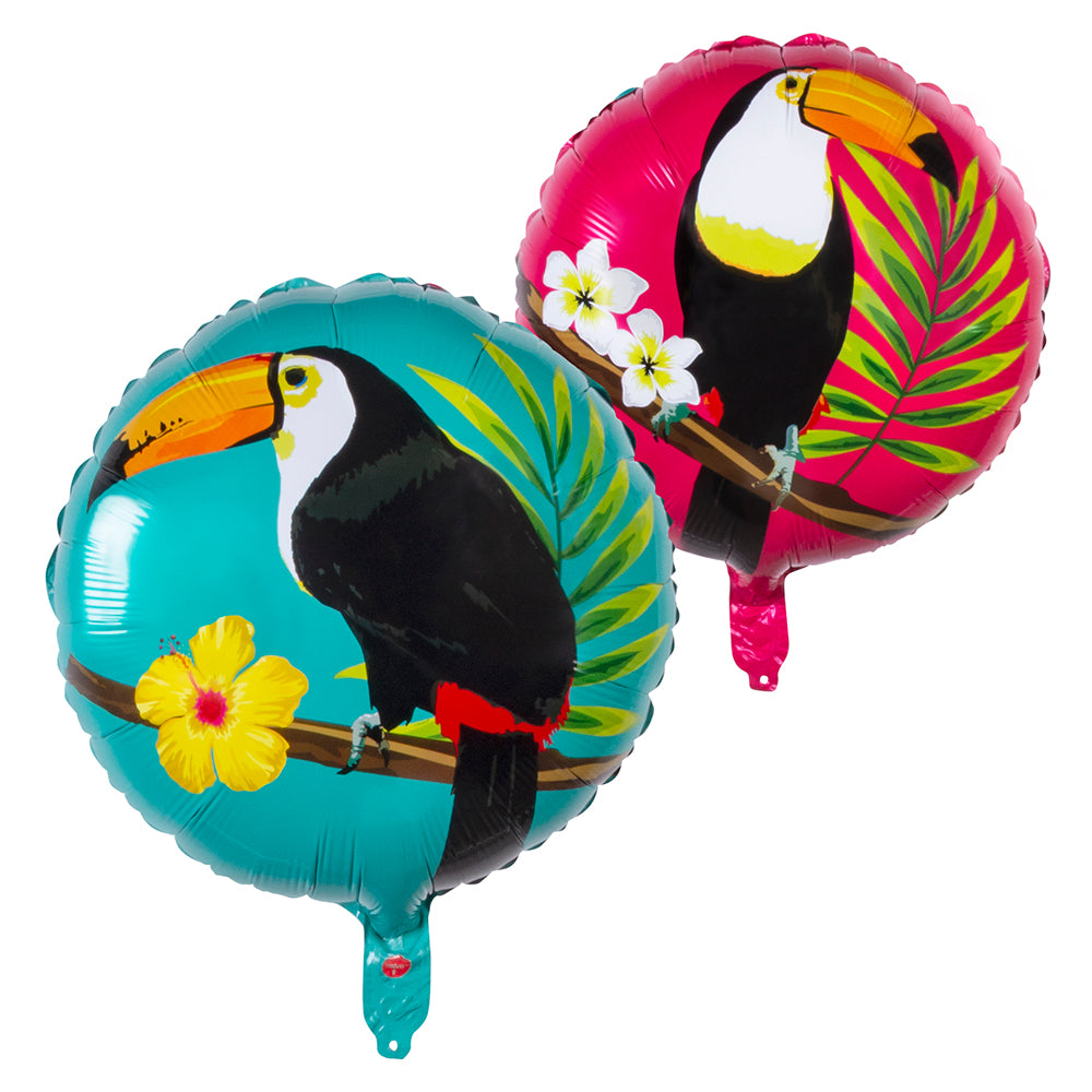 Ballon en aluminium Toucan Tropique