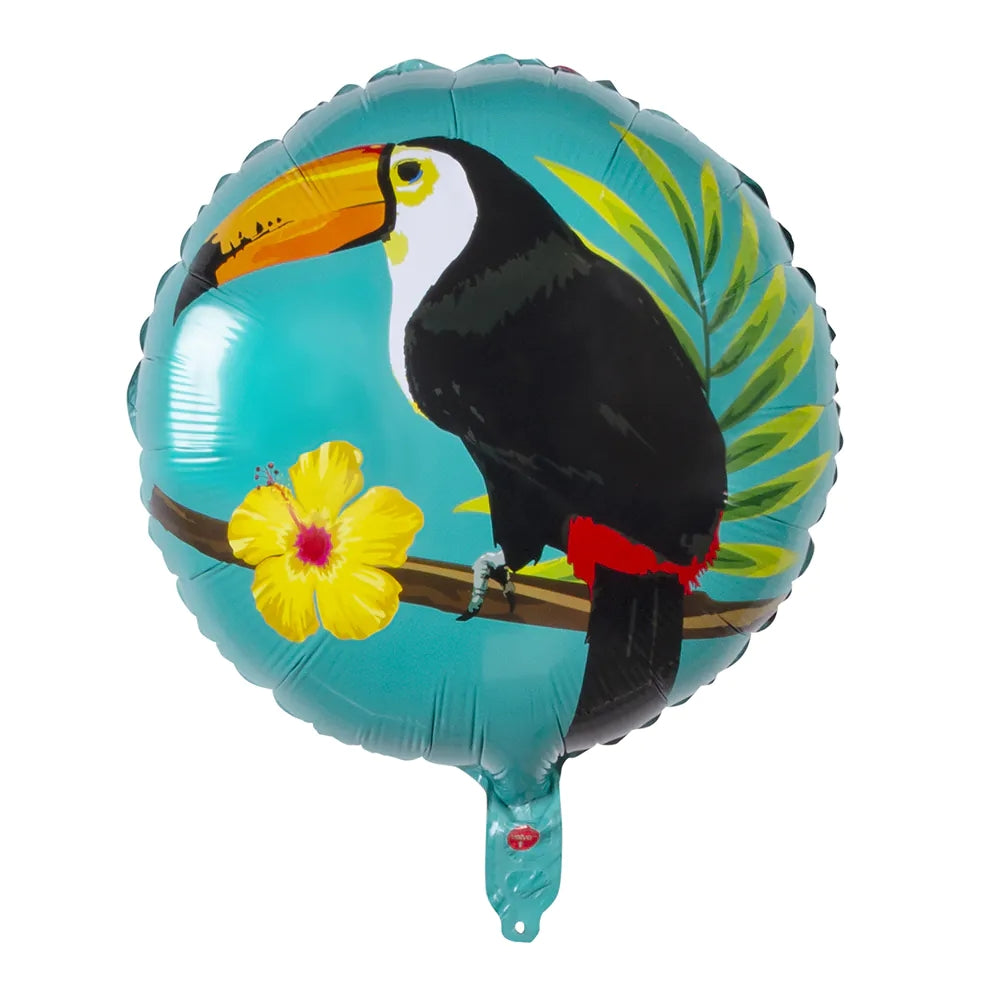 Ballon en aluminium Toucan Tropique