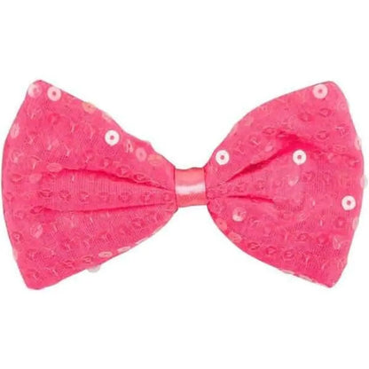 Nœud Papillon Sequins Rose