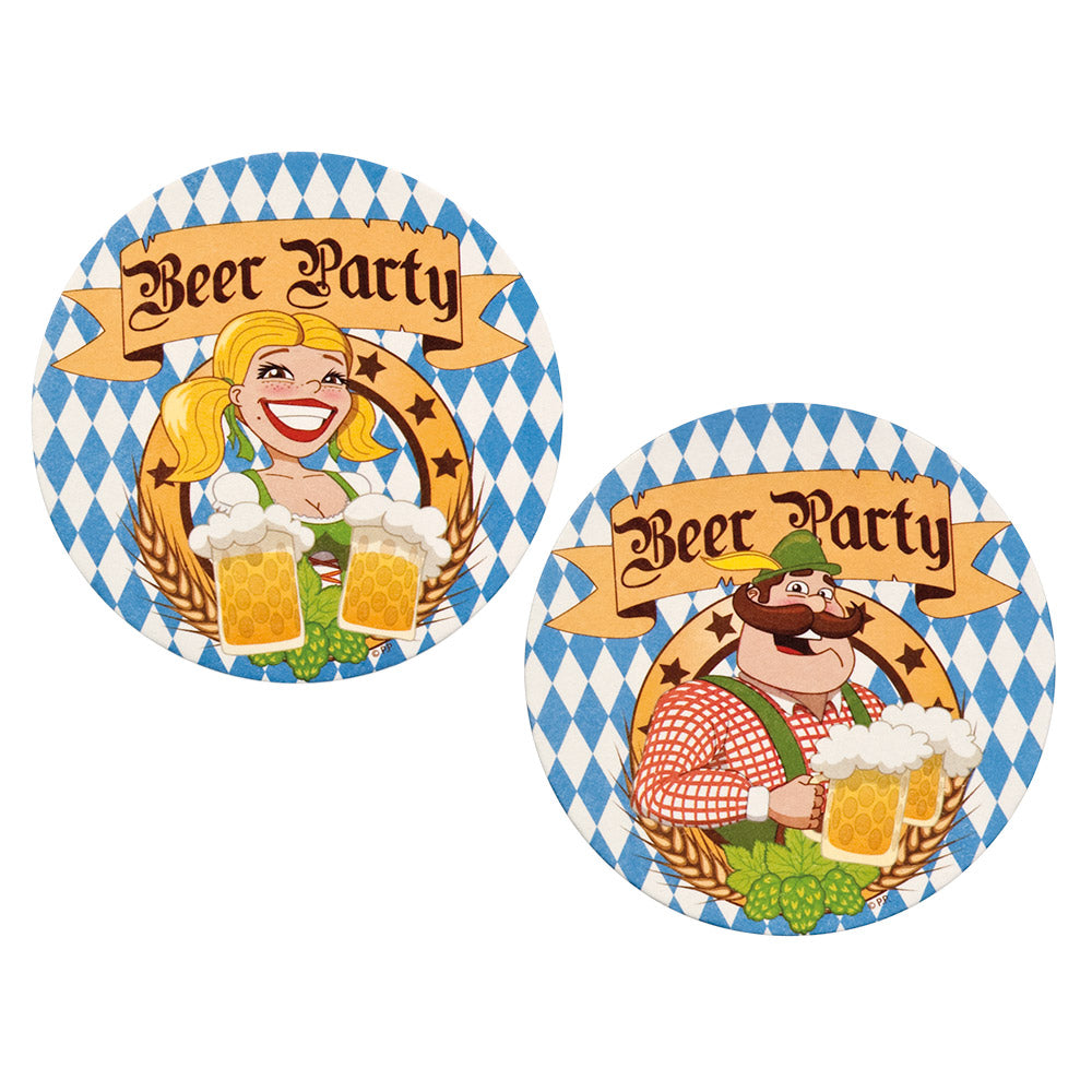 Set 10 Sous-bocks de bière 'Beer Party'