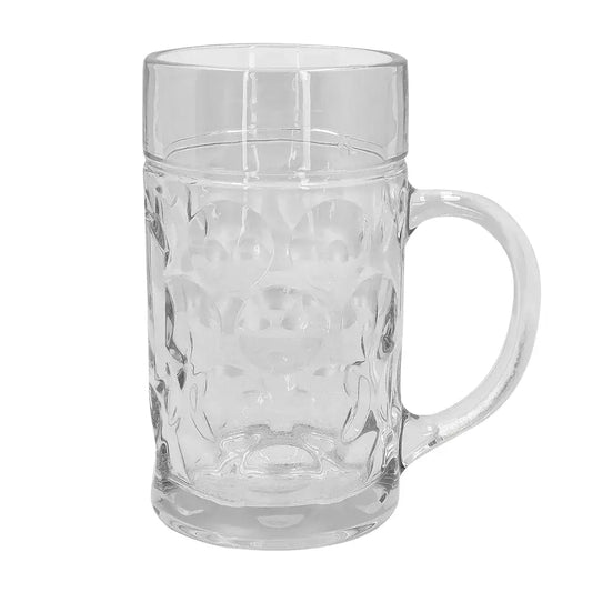 Chope de Bière en Verre XXL (1 litre)