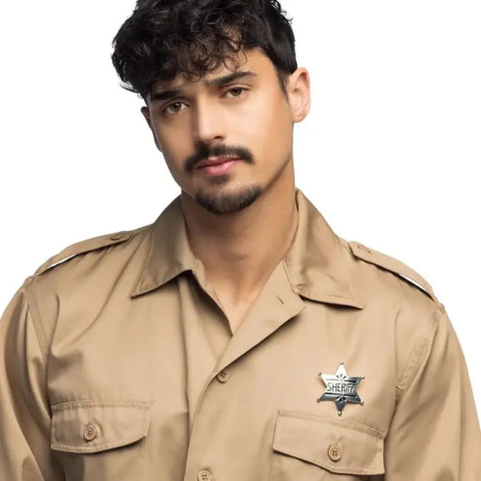 Insigne 'Sheriff' Métal