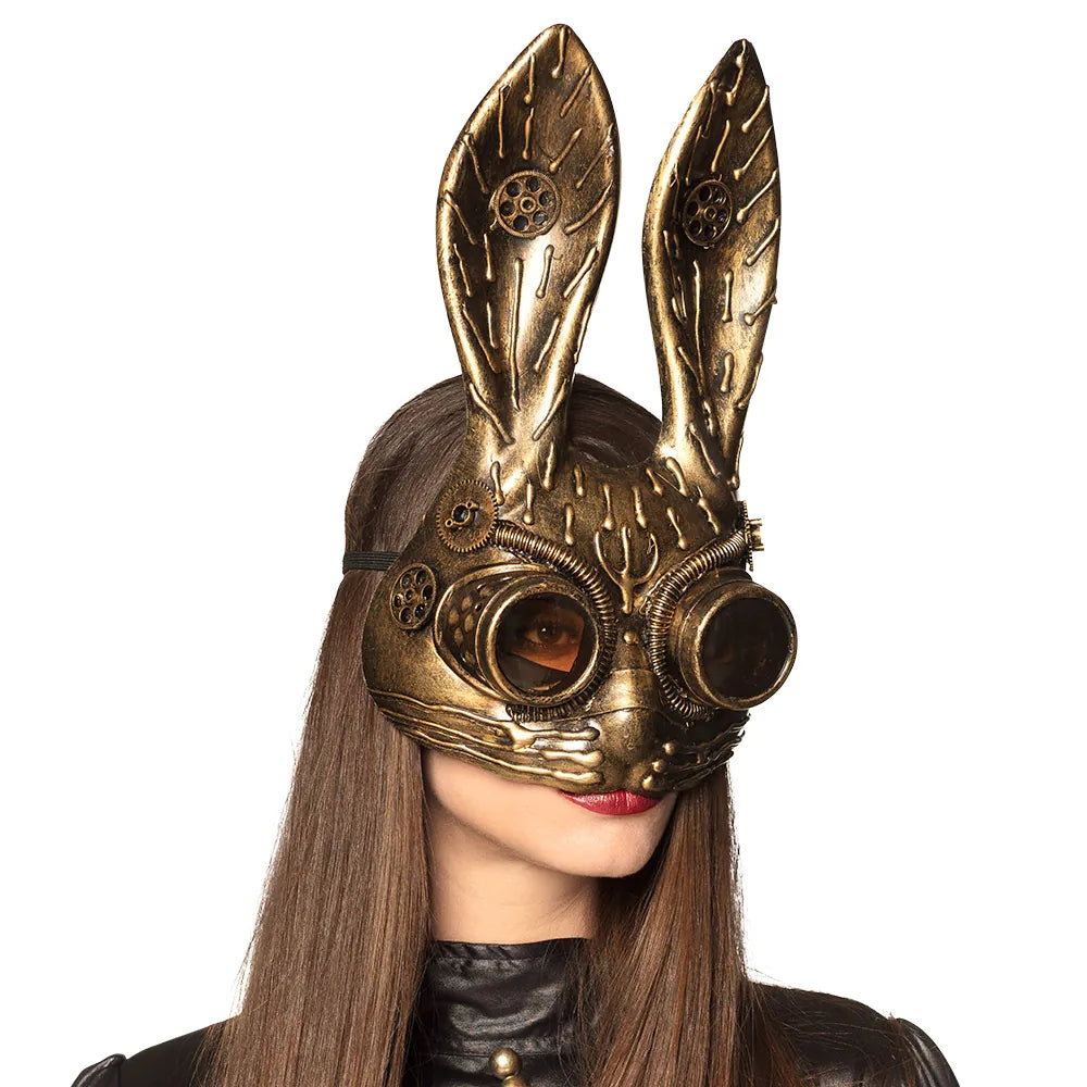 Demi-masque Steambunny