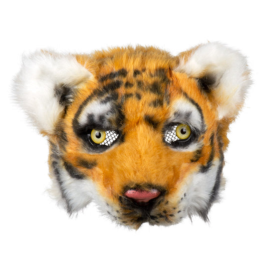 Demi-masque peluche Tigre