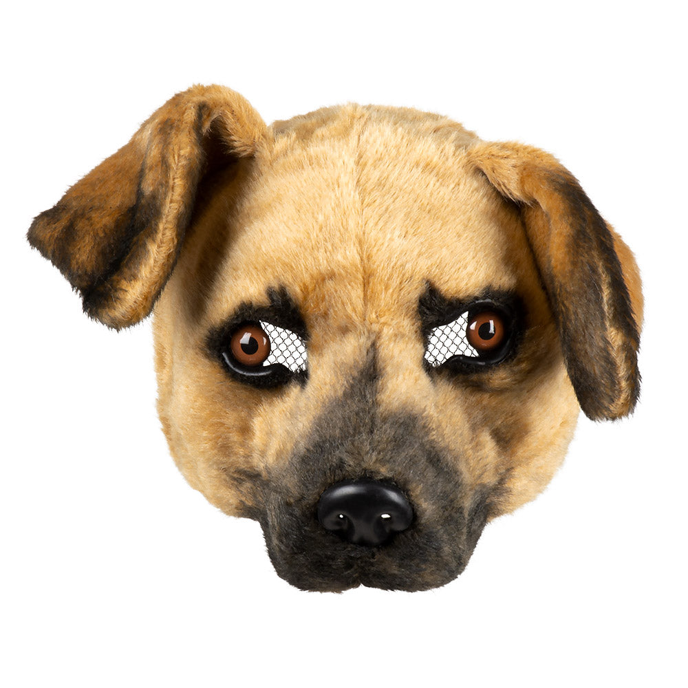 Demi-masque peluche Chien