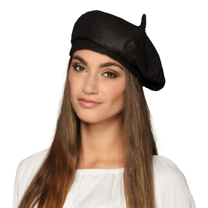 Béret France Noir