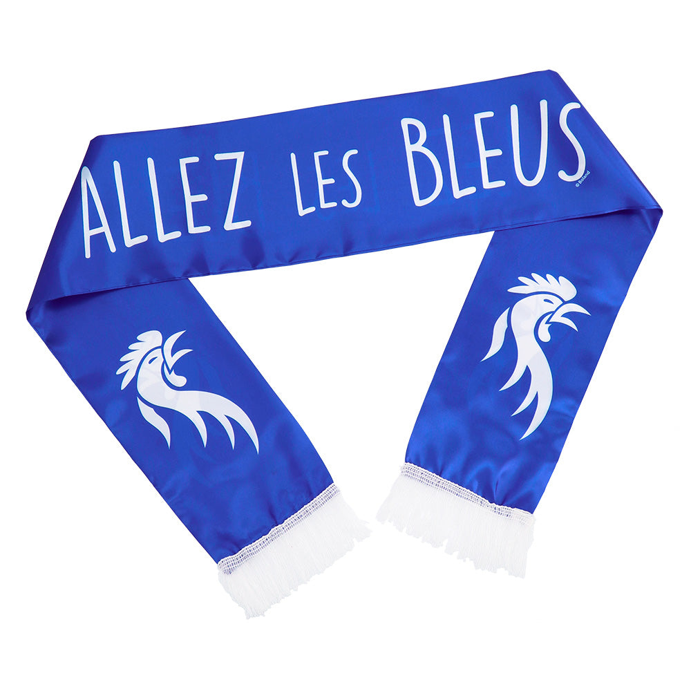 Châle polyester "Allez les Bleus"