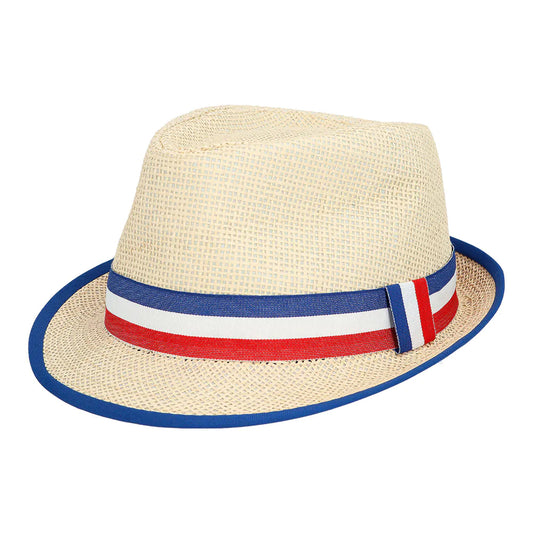 Chapeau fendu avec bande tricolore France