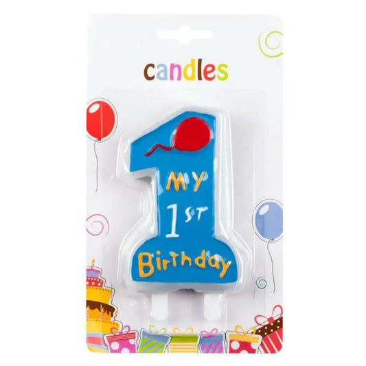 Bougie "My 1st Birthday"