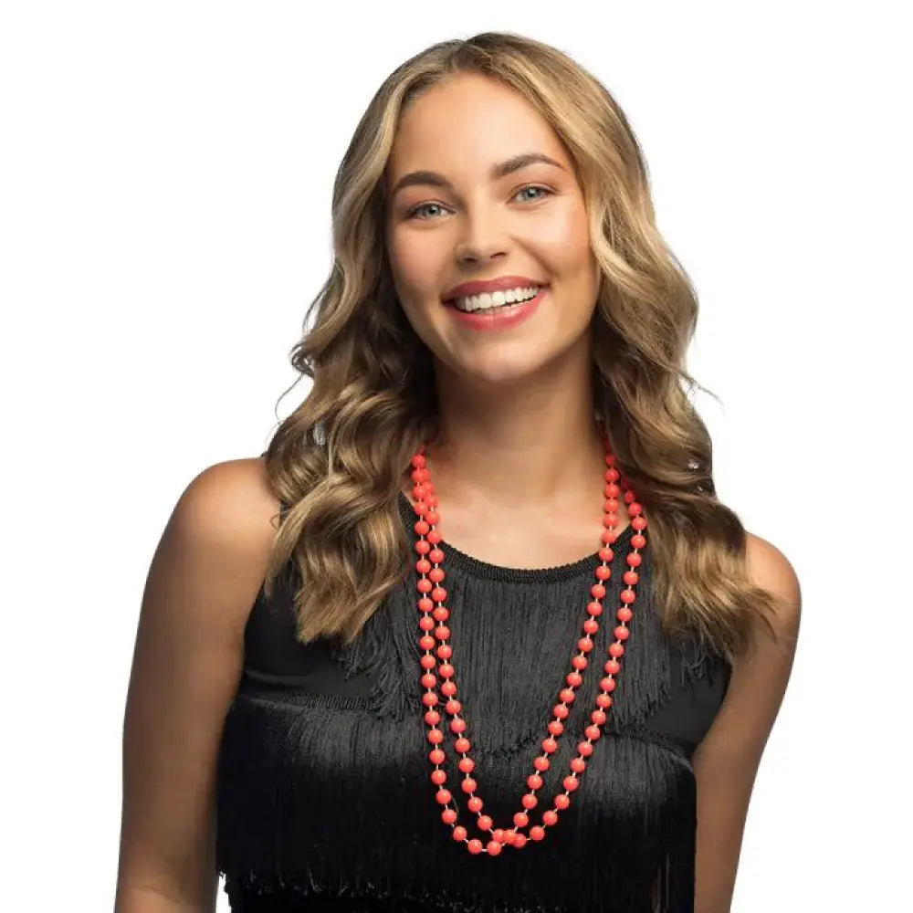 Set 2 Colliers "Magali" Rouge