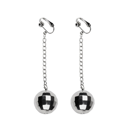 Paire Pendants d'oreille Boules disco