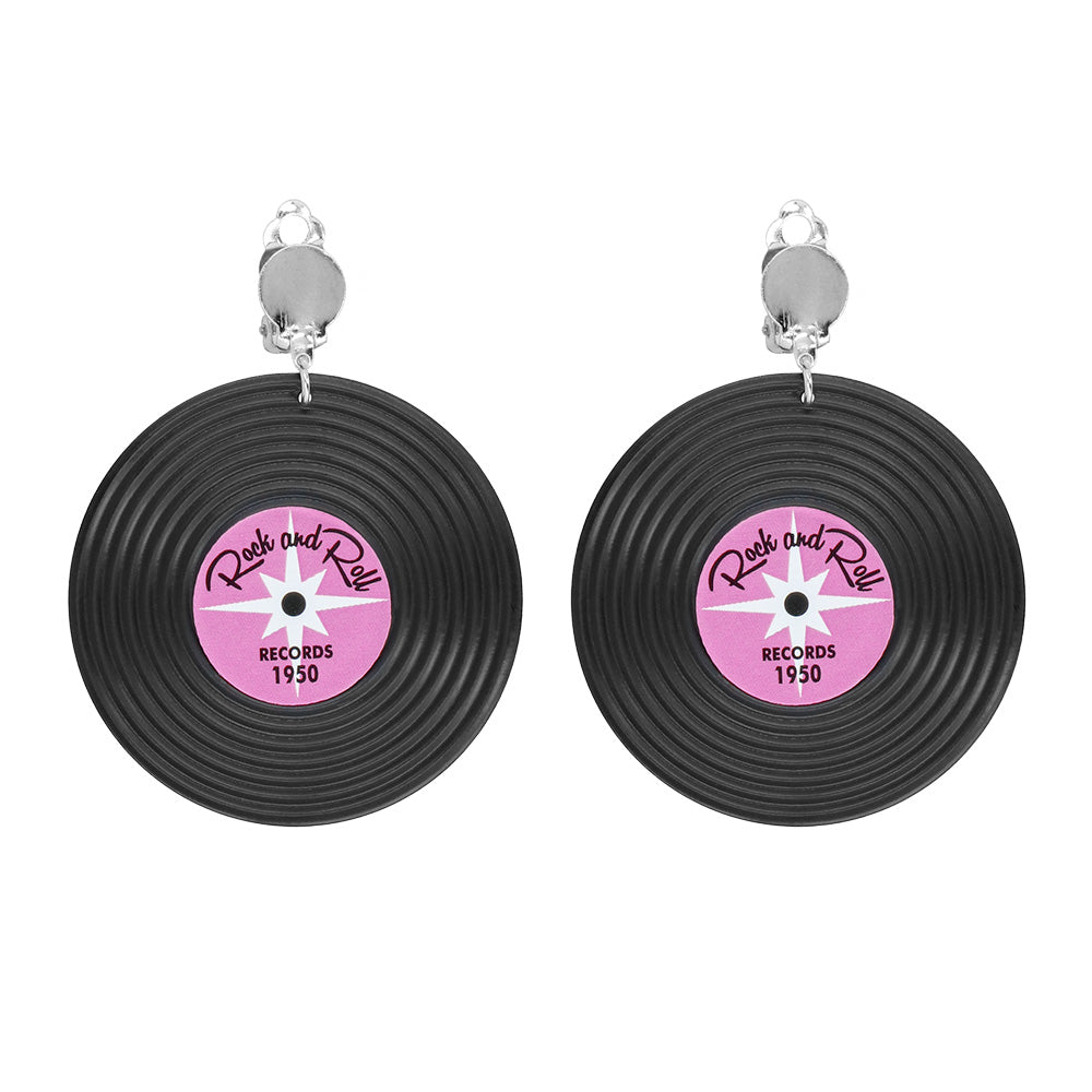 Pr. Pendants d'oreille disques disco