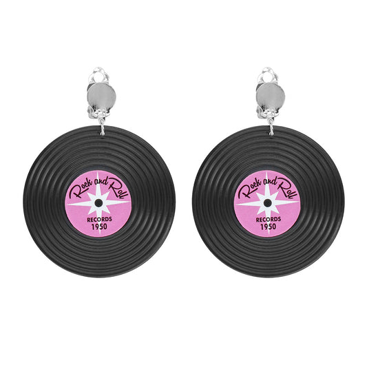 Pr. Pendants d'oreille disques disco