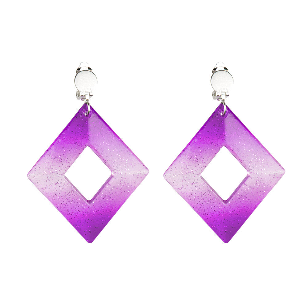 Paire Pendants d'oreille Rhombus