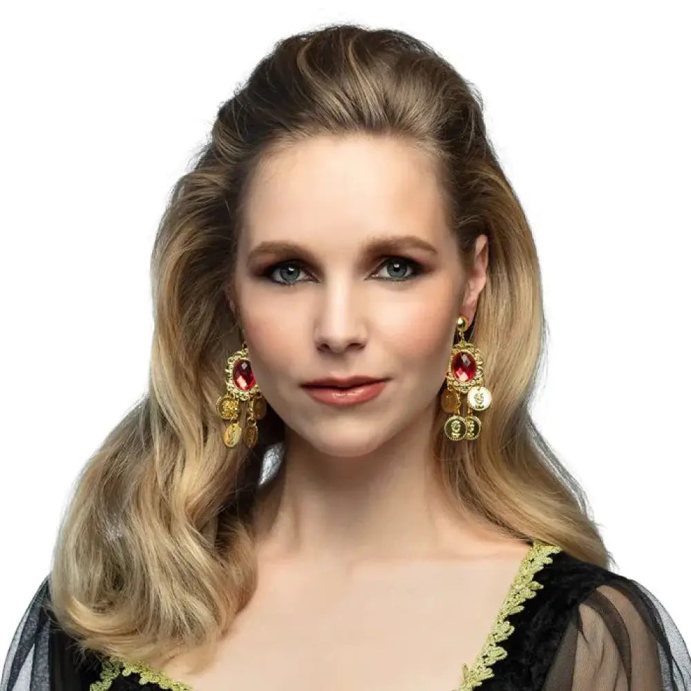 Paire de Pendants d'Oreille ''Ruby''