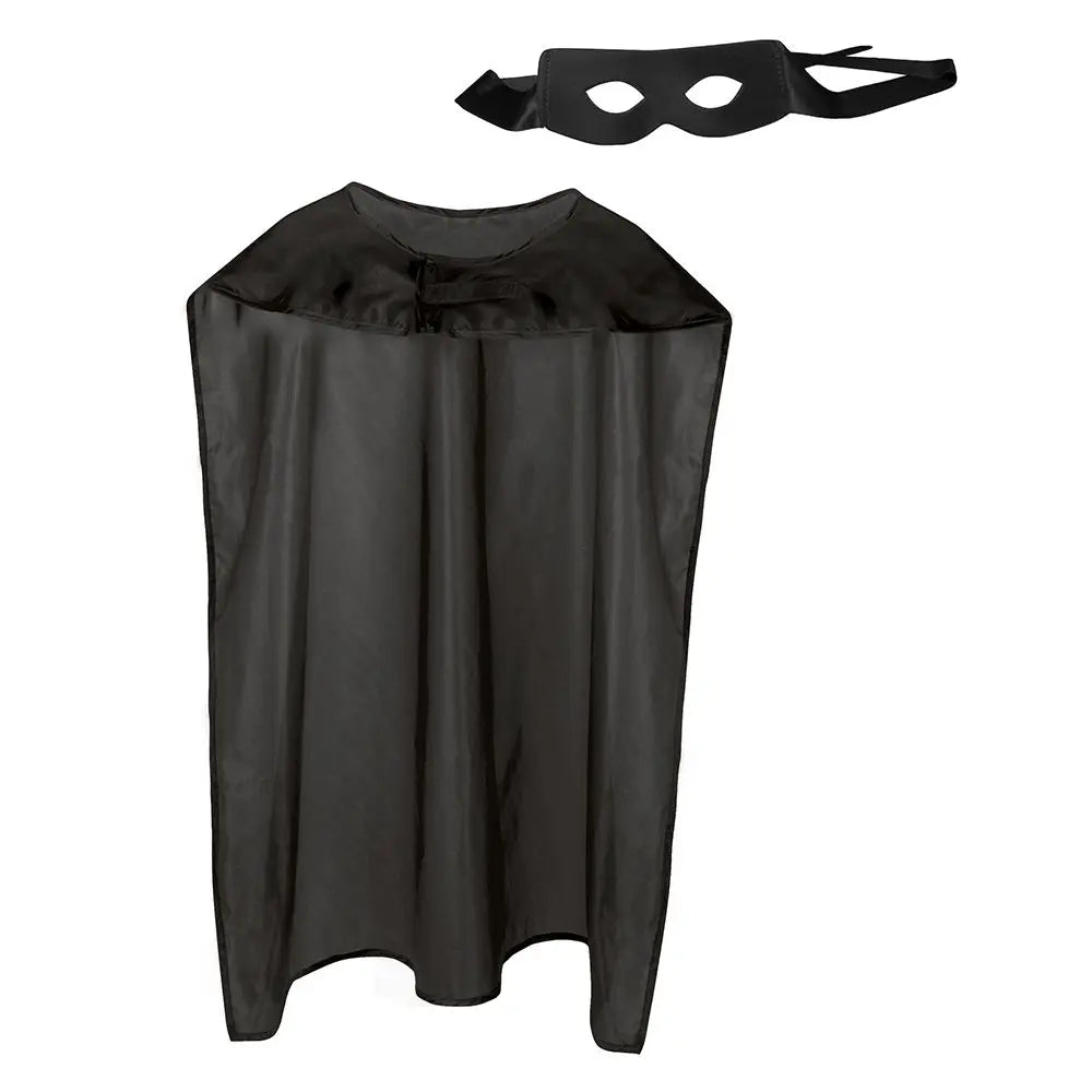 Set Héros Noir (Loup et Cape 90 cm)