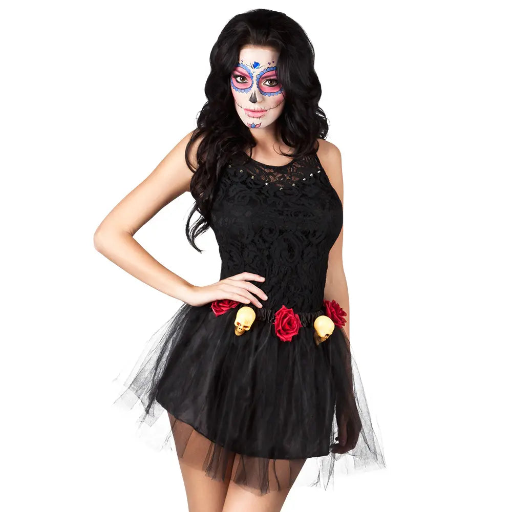 Tutu noir Jour des Morts / Day of the Dead - Taille M /L