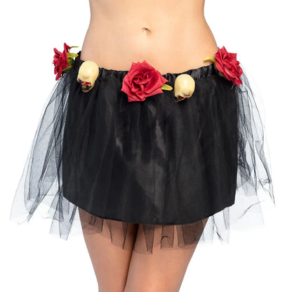 Tutu noir Jour des Morts / Day of the Dead - Taille M /L