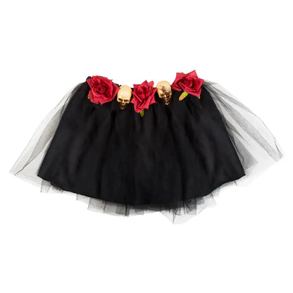 Tutu noir Jour des Morts / Day of the Dead - Taille M /L