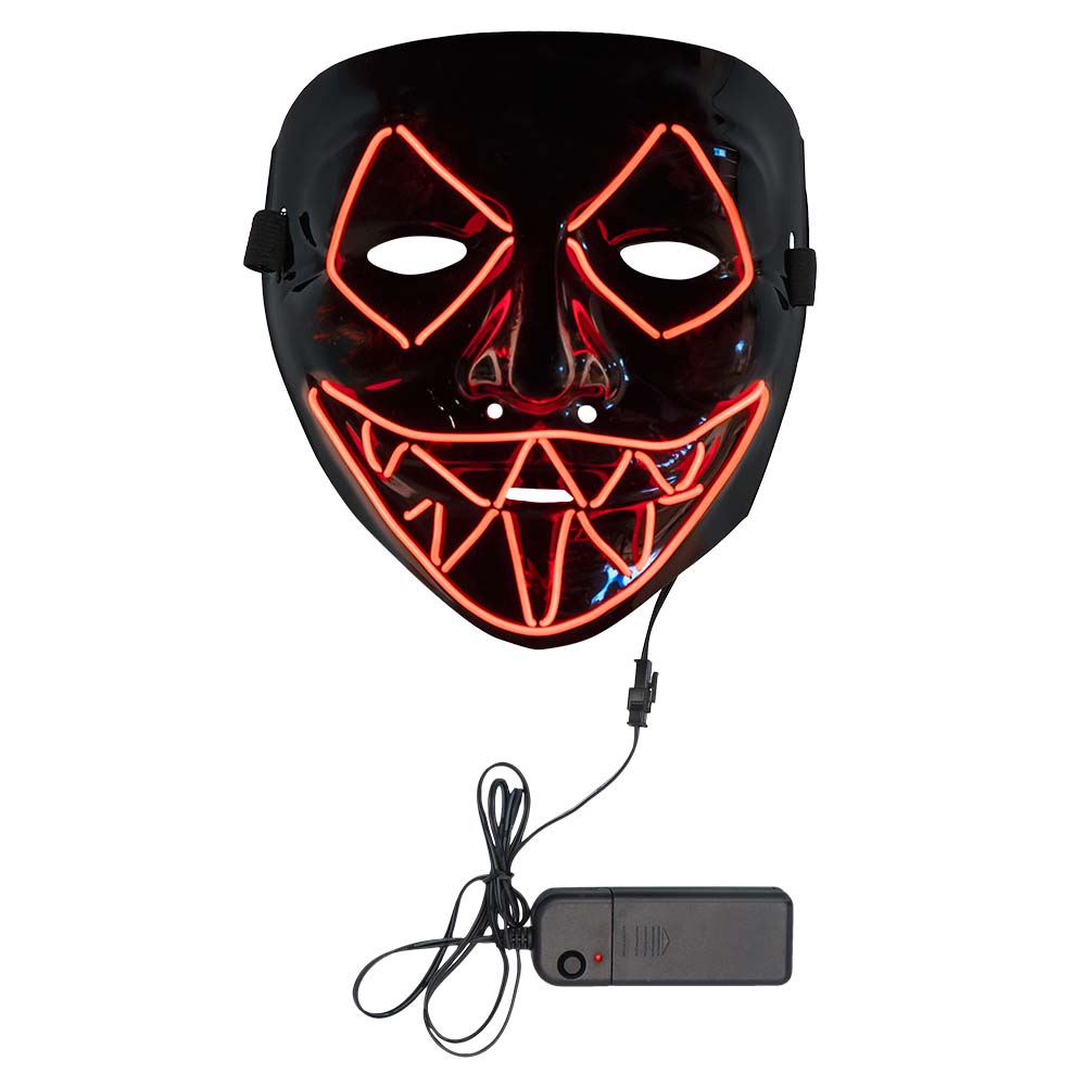 Masque lumineux LED Killer Smile Rouge