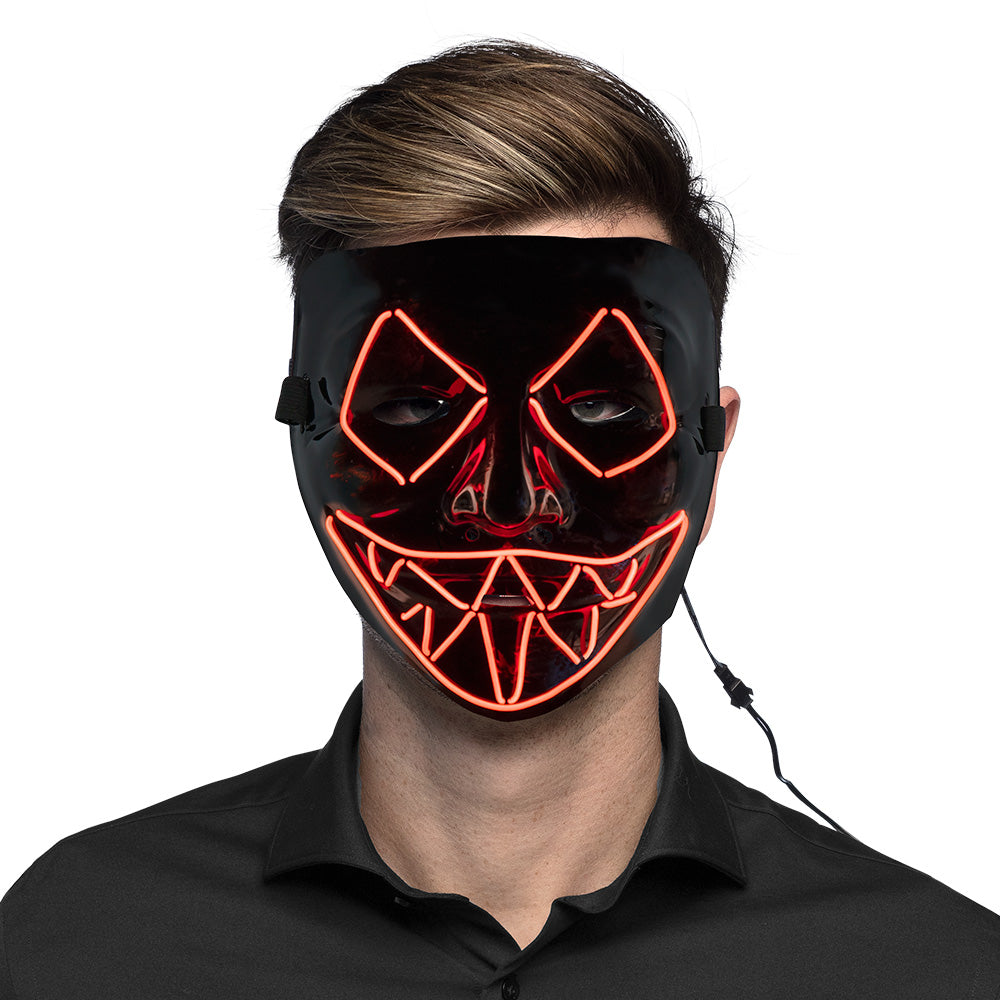 Masque lumineux LED Killer Smile Rouge