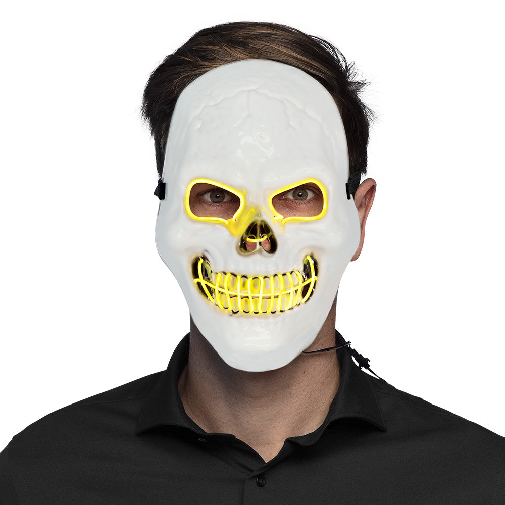 Masque lumineux LED Killer Tête de mort