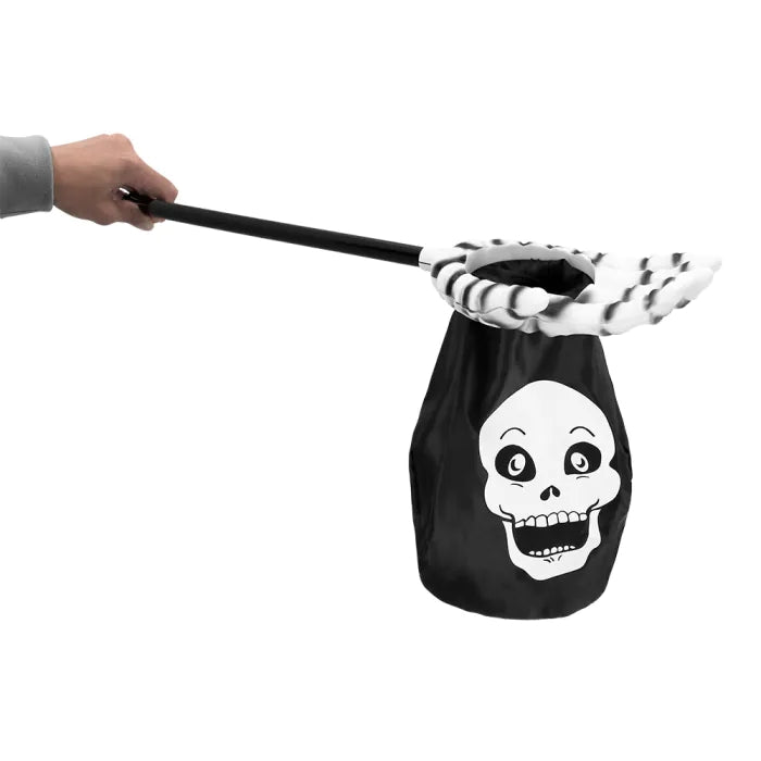 Sac Trick or Treat tête de mort (20 x 26 cm)