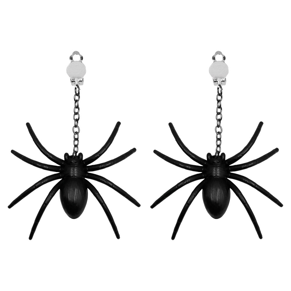 Boucles d'Oreilles Araignée avec Clips