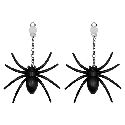 Boucles d'Oreilles Araignée avec Clips