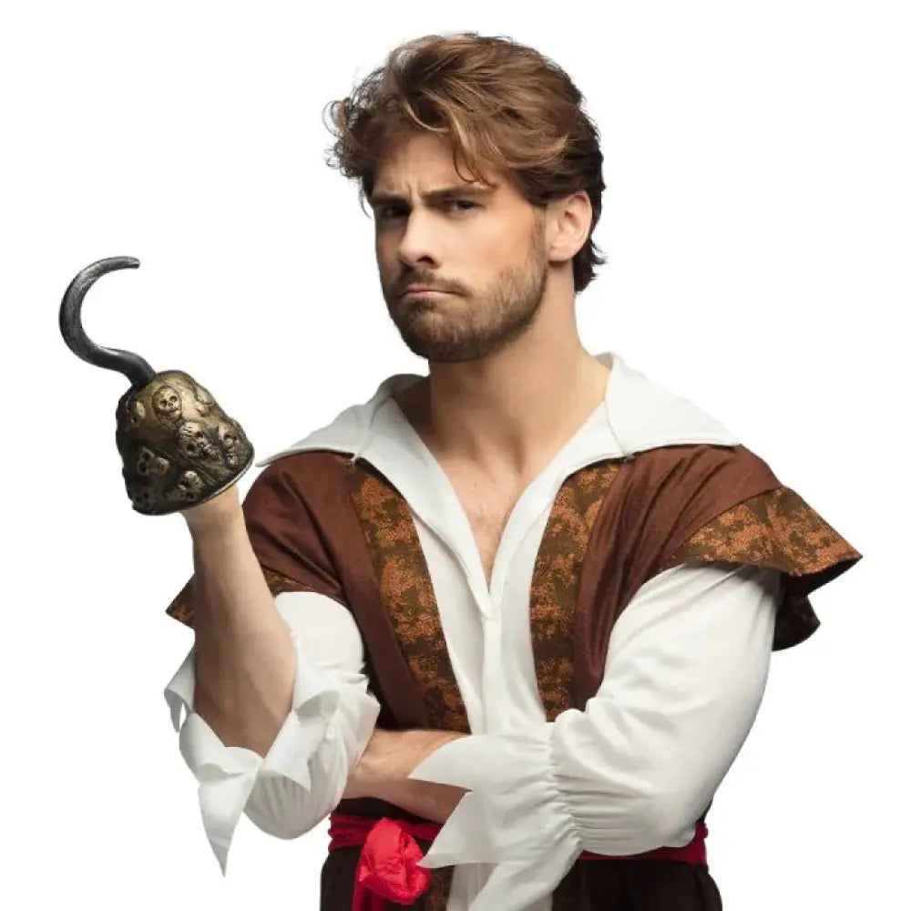 Crochet Pirate Skulls (19x10 cm)