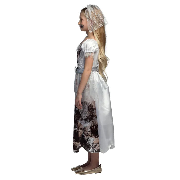 Pc. Costume enfant Zombie bride (7-9 ans)