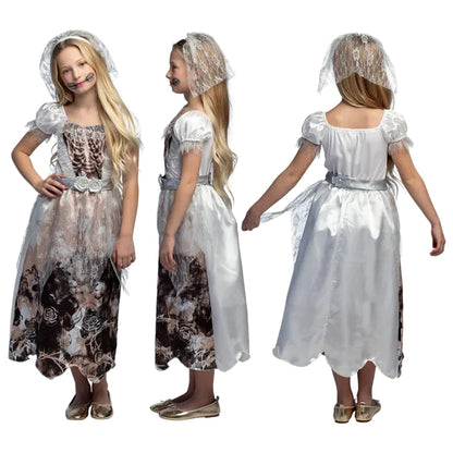 Pc. Costume enfant Zombie bride (7-9 ans)