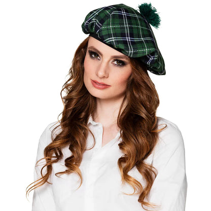 Béret Mrs Tartan