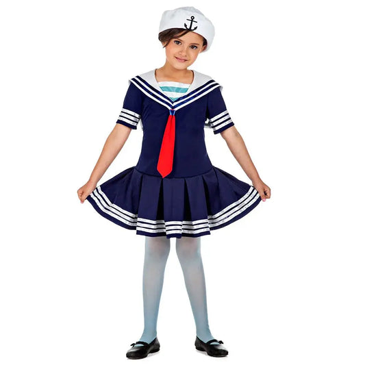 Costume Fille de Marin - 5-6 ans