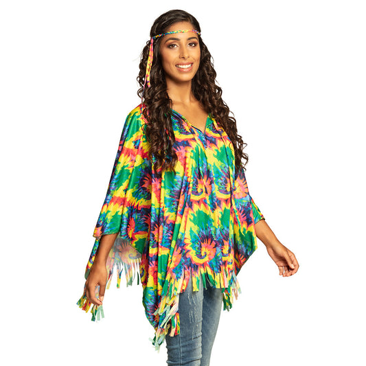 Poncho Hippie avec bandeau