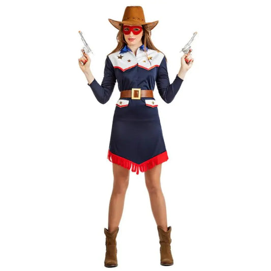 Costume Femme Cowgirl Samantha - XL