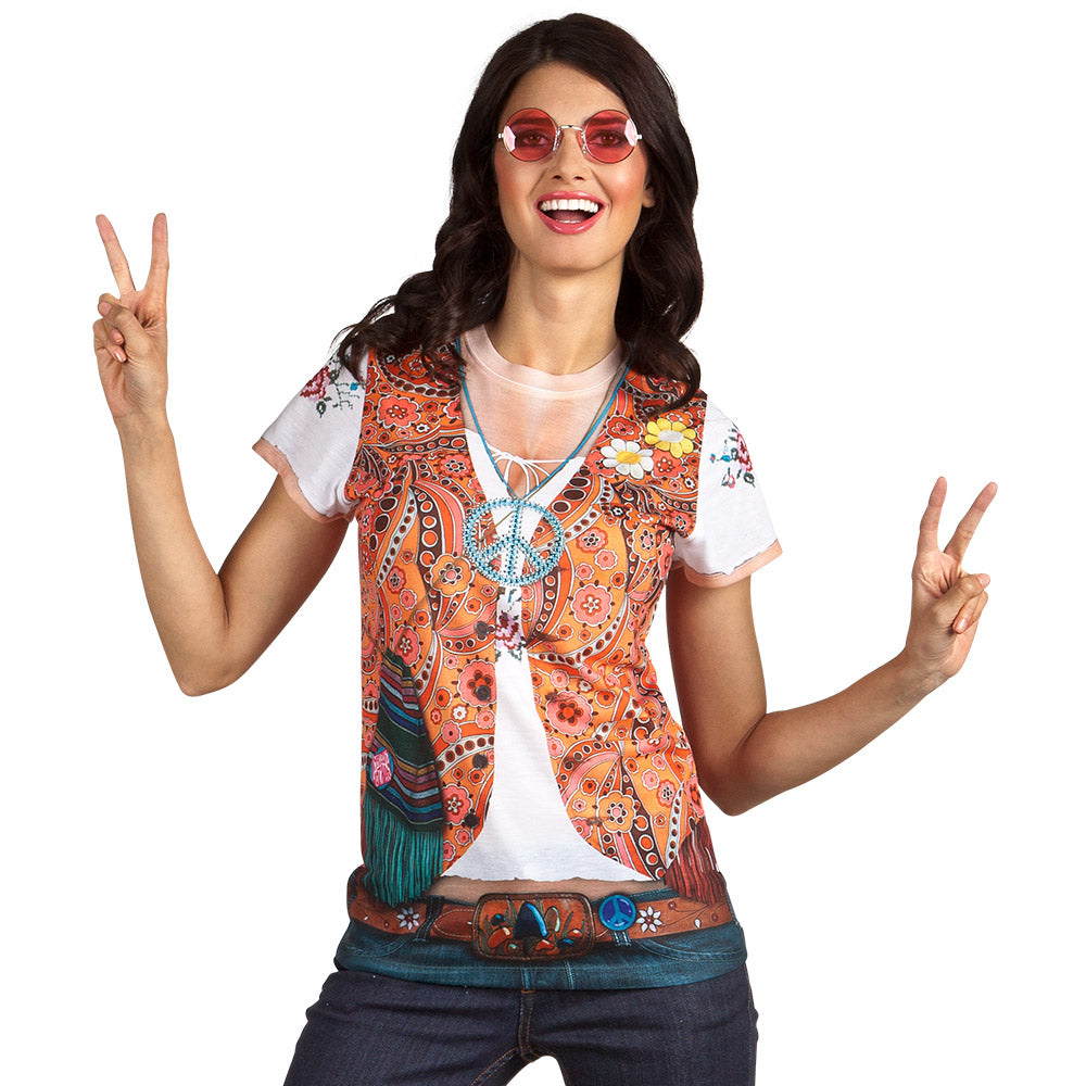 Chemise photoréaliste Hippie