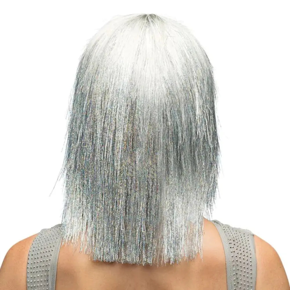 Perruque Crazy Argent