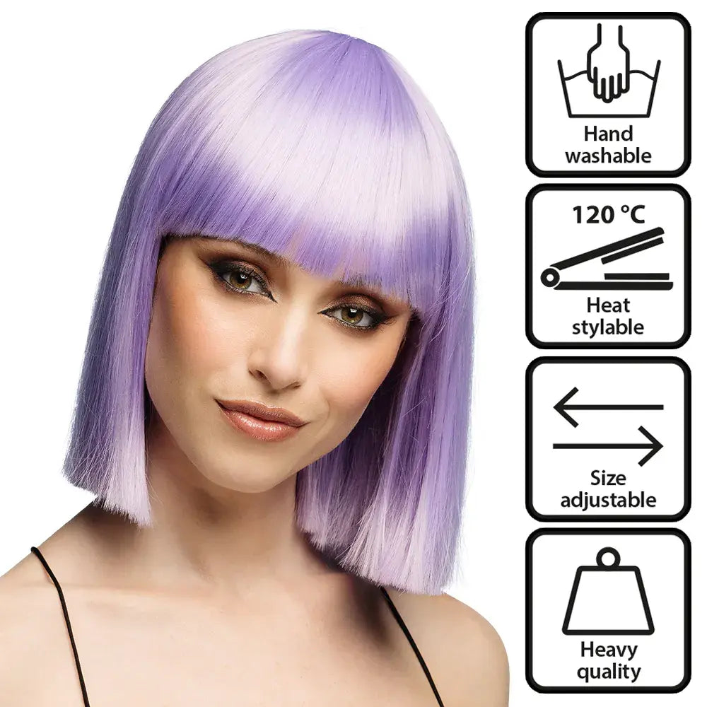 Perruque Djamilla "Lovely Lilac" - Haute Qualité