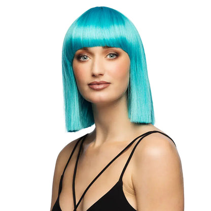 Perruque Djamilla "Azure Blue" - Haute Qualité
