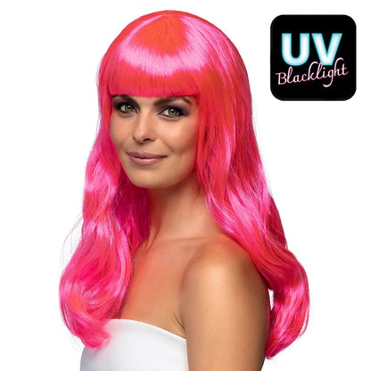 Perruque Chique Rose Fluo