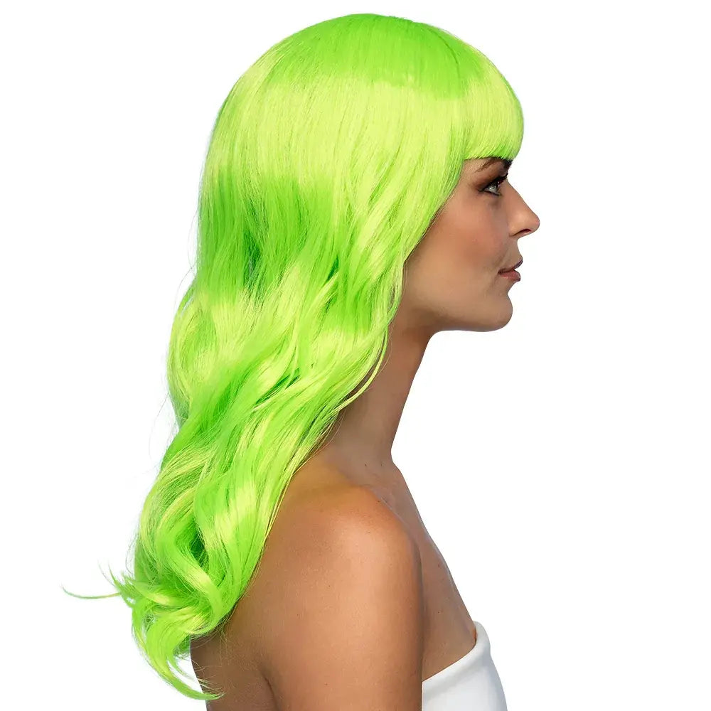 Perruque Chique Vert Fluo